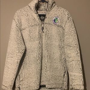 quarter zip sherpa